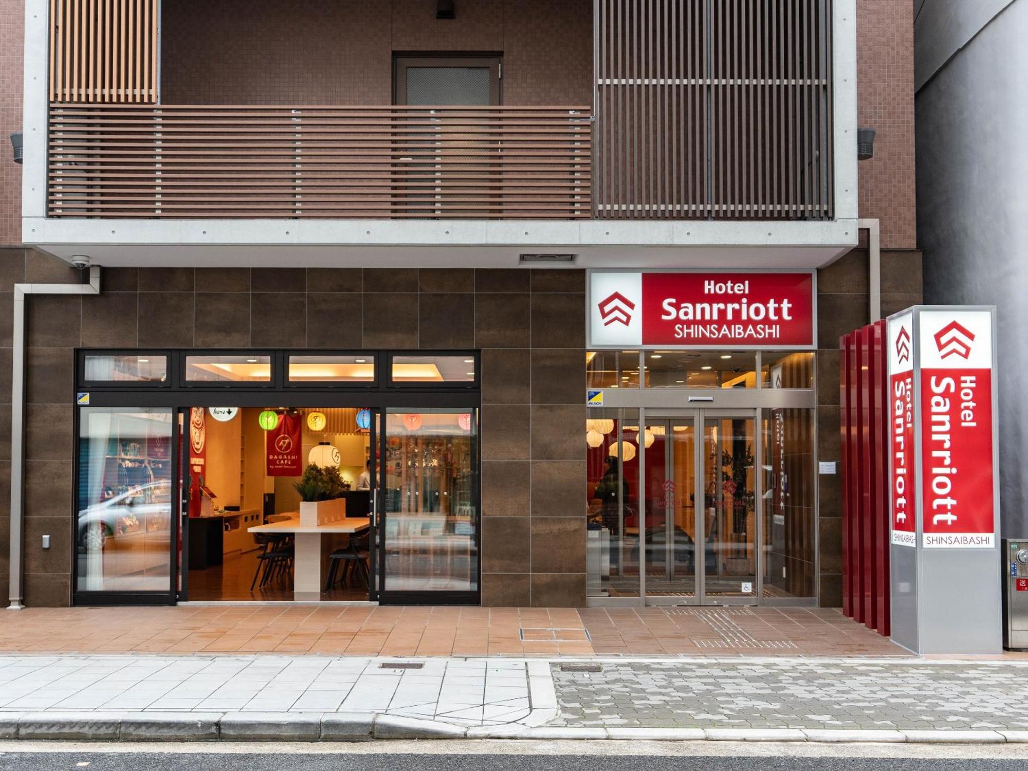 Hotel Sanrriott Shinsaibashi Osaka Exterior photo