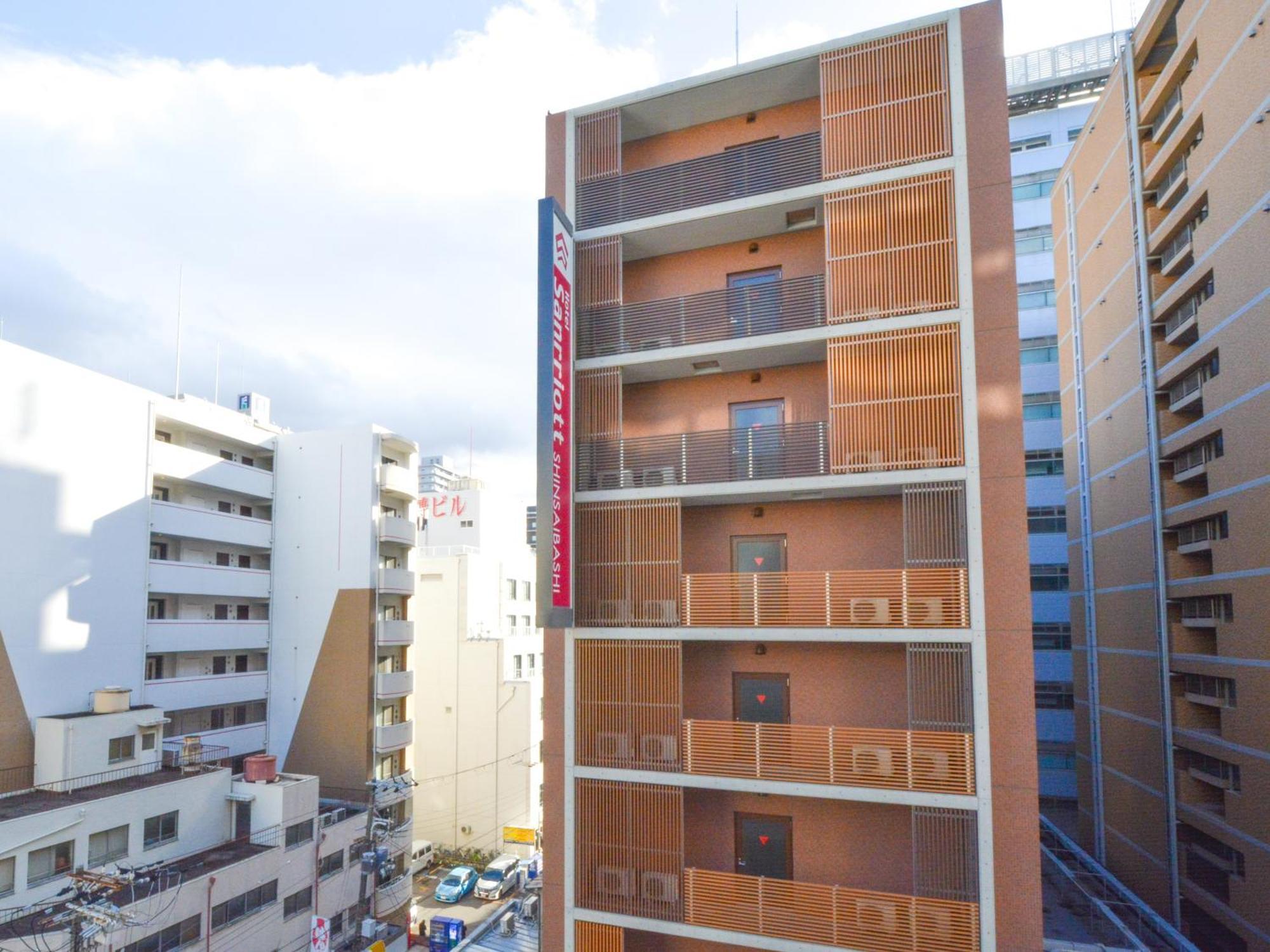 Hotel Sanrriott Shinsaibashi Osaka Exterior photo